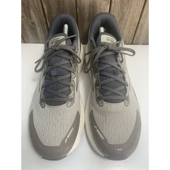 Brooks Divide 5 Trail Running Shoes Mens Size 12 London Fog/ Falcon - Picture 2 of 9
